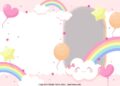 Rainbow Birthday Invitations Online (Credit: bagvania)