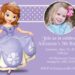 Sofia Birthday Invitation (Credit: bagvania)