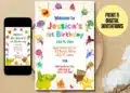 Digital Birthday Party Invitations (Credit: etsy)