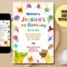 Digital Birthday Party Invitations (Credit: etsy)