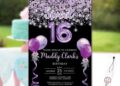 Sweet 16 Birthday Invitations (Credit: pinterest)