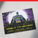 Batman Night at Gotham Birthday Invitations