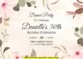 50th Birthday Invitations