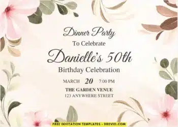 50th Birthday Invitations