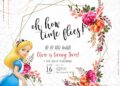 Alice in Wonderland Birthday Invitations