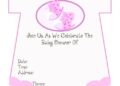 Baby Girl Shower Invitations (Credit: pinterest)