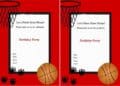 Basketball Birthday Invitations (Credit: pinterest)