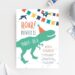 Dinosaur Birthday Invitations (Credit: pinterest)