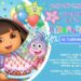 Dora Birthday Invitations (Credit: pinterest)