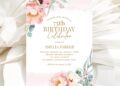 Elegant Birthday Invitations for Women (Credit: etsy)