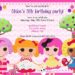 Lalaloopsy Birthday Invitations (Credit: pinterest)