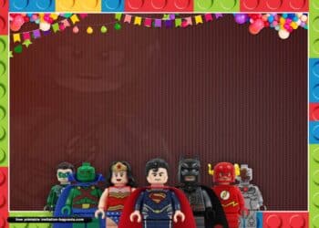 Lego Birthday Invitations (Credit: bagvania)