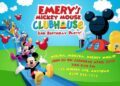 Mickey Mouse Birthday Invitations (Credit: pinterest)