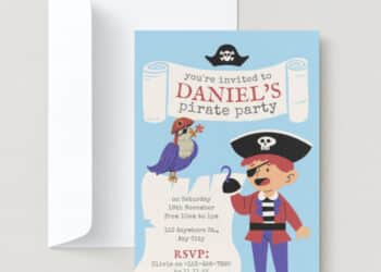 Pirate Birthday Invitations (Credit: canva)