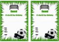 Soccer Birthday Invitations (Credit: pinterest)